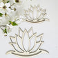 Lotusblumen Makramee Wandbehang
