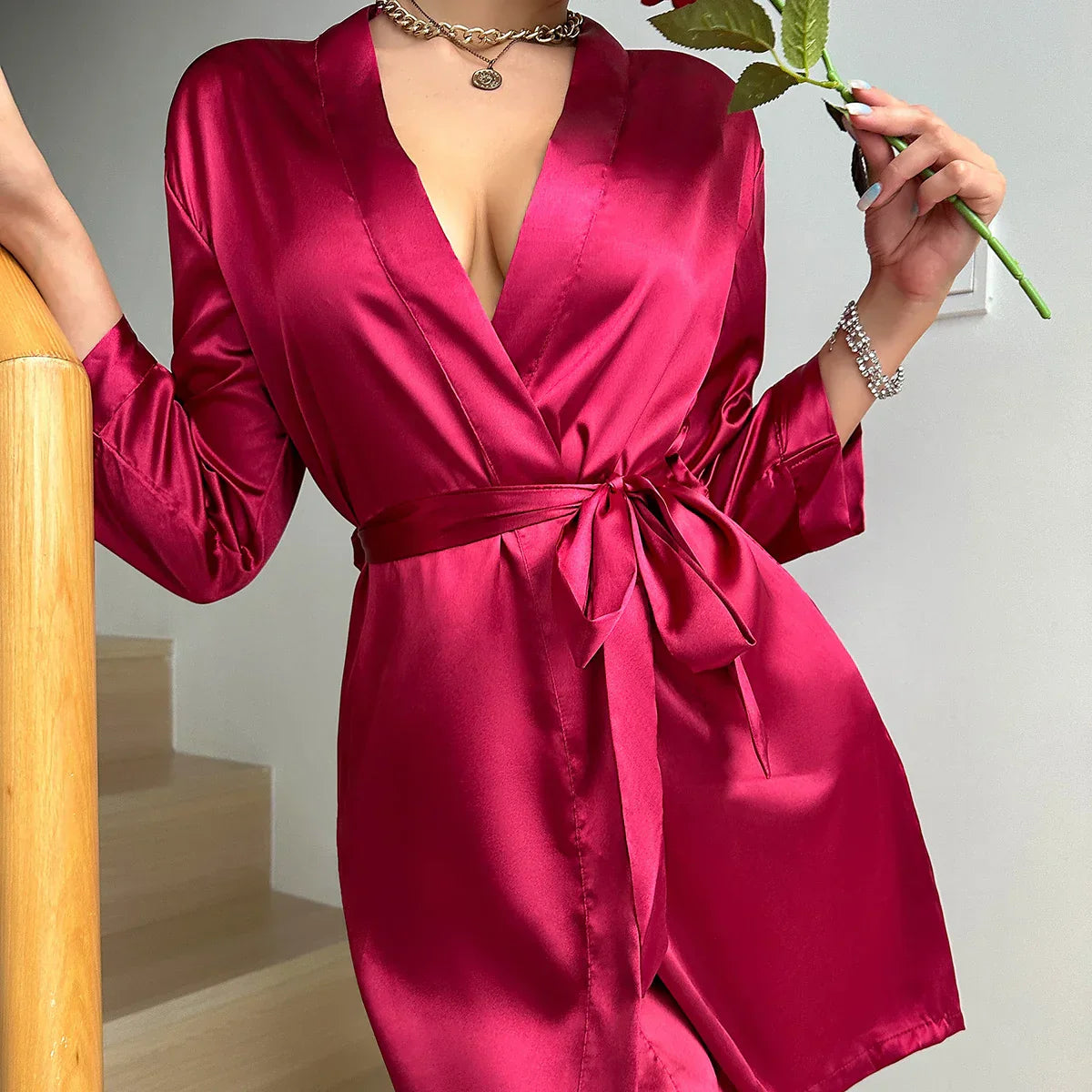 ChicWrap – Eleganter Morgenmantel
