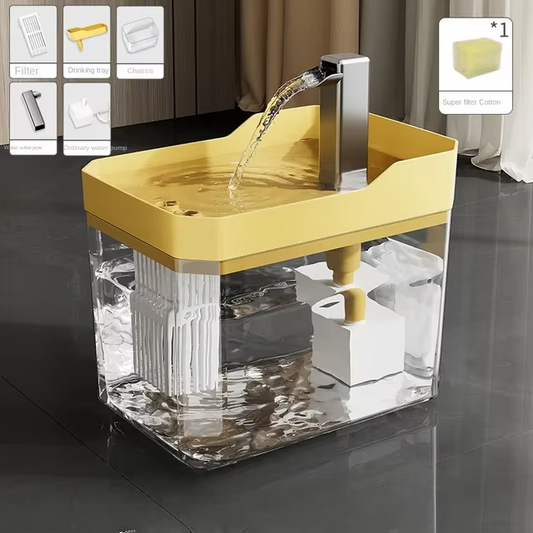 Frendorf | Automatische Katzenwasserfontäne mit USB-Pumpe und mehrstufiger Filtration