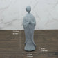 Frendorf | TranquilStone Buddha Figuren Set | Meditative Mönchs Statuen | Zen Garten Dekoration | Achtsamkeit & Feng Shui Deko für Zuhause