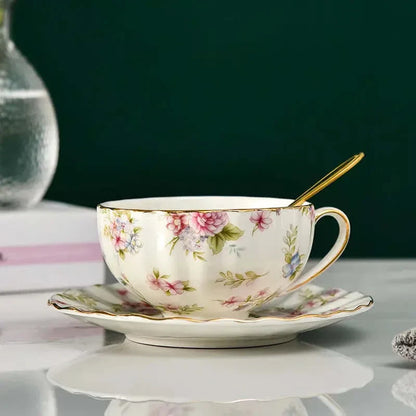 Elegante Bone China Porzellan Kaffeetasse - Luxuriöses und einzigartiges Design