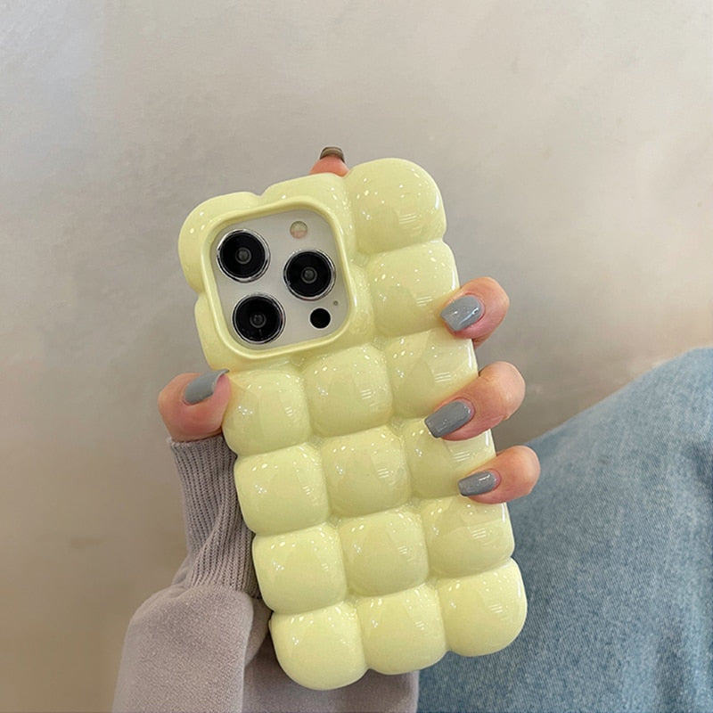 Süßes 3D Schokoladenblock iPhone Etui