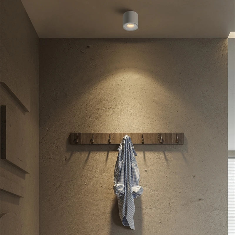 PIR Bewegungsmelder LED Decken Einbaustrahler 12W - Oberflächenmontierte Blendfreie Smart Beleuchtungseinheit für Treppen Schlafzimmer Zuhause Strahler