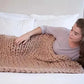 Frendorf | Grobstrickdecke – Kuschelige Wolldecke für Jeden Raum – Weich & Warm – Perfekt für Sofa und Bett