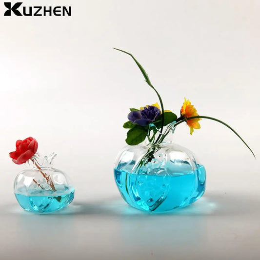 Granatapfel Vase Glas Wohnkultur Vase Obst Vase Raumdekor Kreative Dekoration Obst Cachepot Wohnungsdekoration Blumenvasen