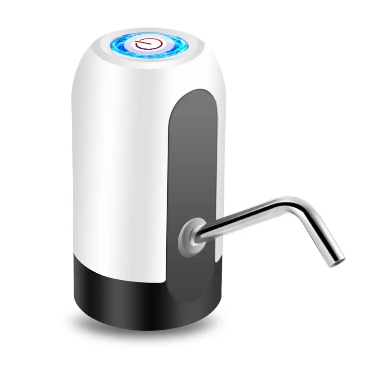 Elektrische tragbare Wasserspenderpumpe für 5-Gallonen-Flasche: USB-Ladung mit Verlängerungsschlauch - Fässerwerkzeuge