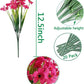 Frendorf | 2/6/10 Bundles Außen Künstliche Blumen – UV Beständige Falsche Seide Blumen für Garten, Veranda und Außen Dekor