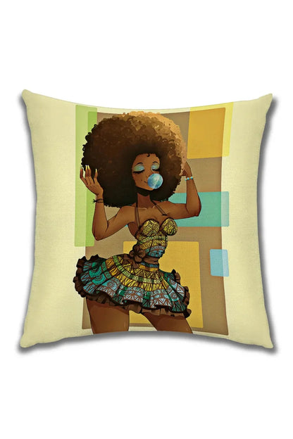 Afrikanische Damen-Kissenbezug