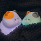 KittyGlow – Niedliches kabelloses Nachtlicht mit Farbmodi