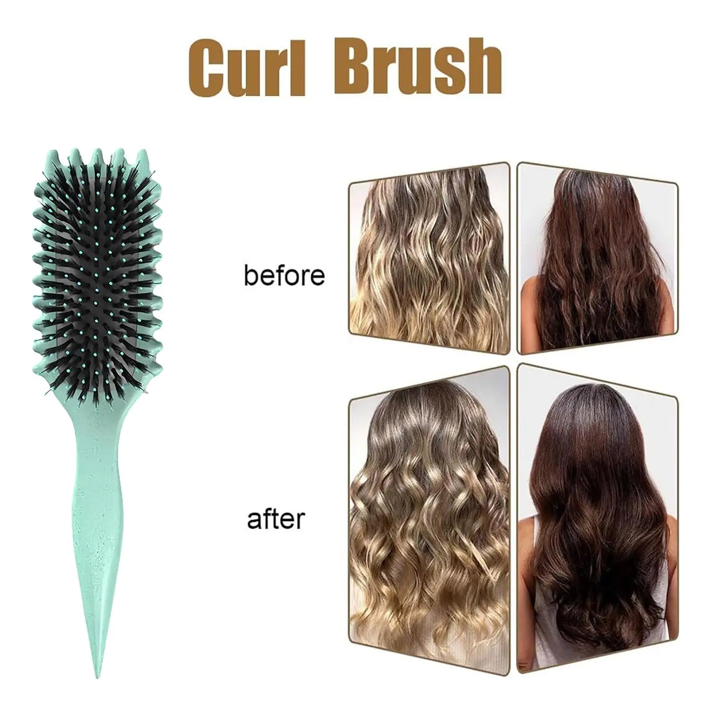 Frendorf | Bounce Curl Define Styling Brush Comb Shaping Herren Damen Reduzieren Zug Curl Trennung Für Definierte Locken