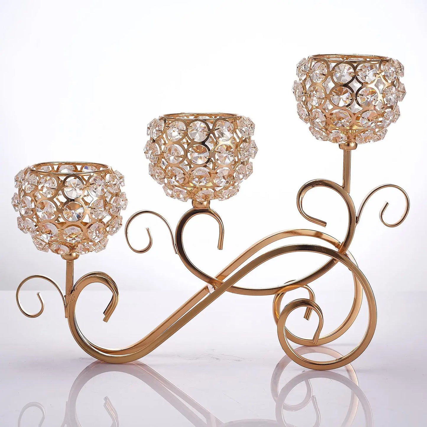 Kristall Kerzenhalter 3 Arme Kerzenständer Jubiläum Candelabra Kerzenständer Hochzeitsfeier Tisch Dekoration Candelabra