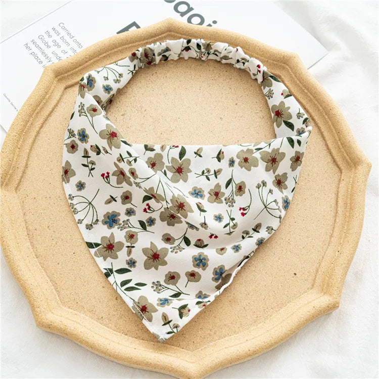 Frendorf | 2022 Sommer Vintage Blumen Bandana – Stylische Haaraccessoires für Frauen und Mädchen