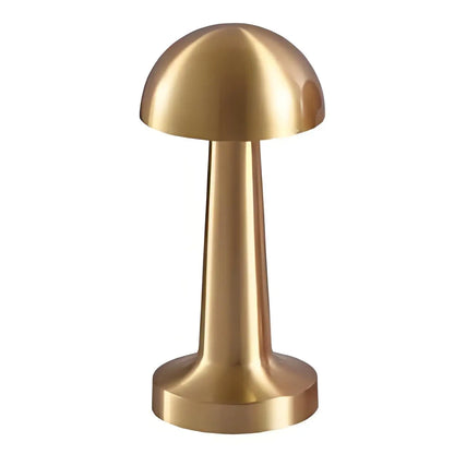 Frendorf | Retro LED wiederaufladbare Stehlampe – Touch-Steuerung, 3-stufige Dimmung, tragbare Tischleuchte für Schlafzimmer, Couchtisch und Camping