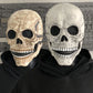 Frendorf | Beweglicher Kiefer Realistische Vollkopf-Schädelmaske - Menschliches Skelettmaske für Halloween-Party