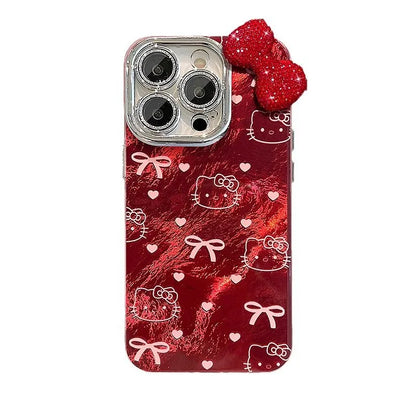 Frendorf | Hello Kitty Rote Schleife Diamant Case