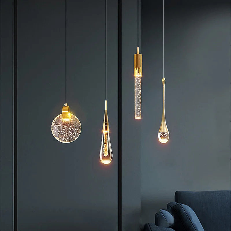 Frendorf | LustreLux Kristall-Pendelleuchten | Modernes Kristalldesign | Atemberaubende Beleuchtung für Ihr Zuhause