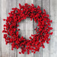 Rote Beeren Weihnachtskränze