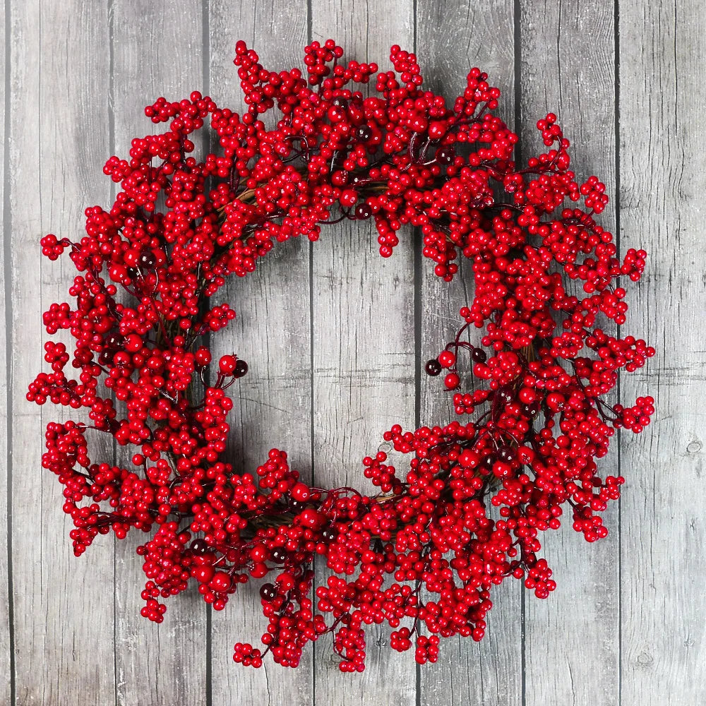 Rote Beeren Weihnachtskränze