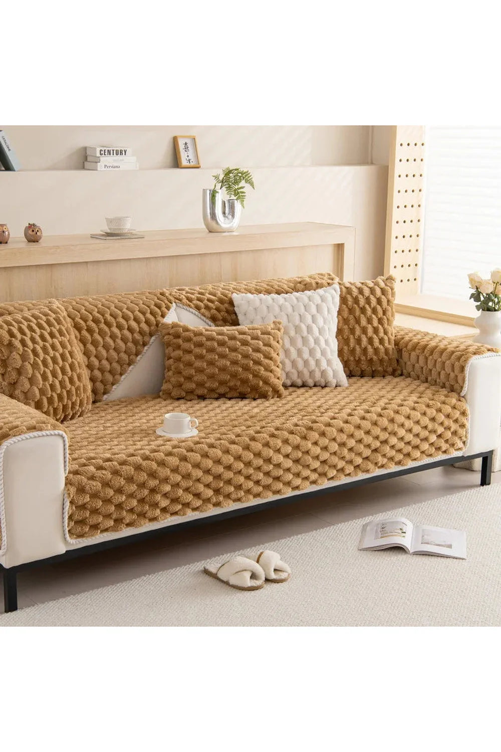 Trendy Samt Sofabezug