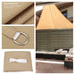 5x5x5/2x2x2M Wasserdichter Sonnenschutz - Dreieckiger Sonnenschutz - Outdoor-Überdachung für Garten, Terrasse, Pool - Schattensegel Markisenstoff