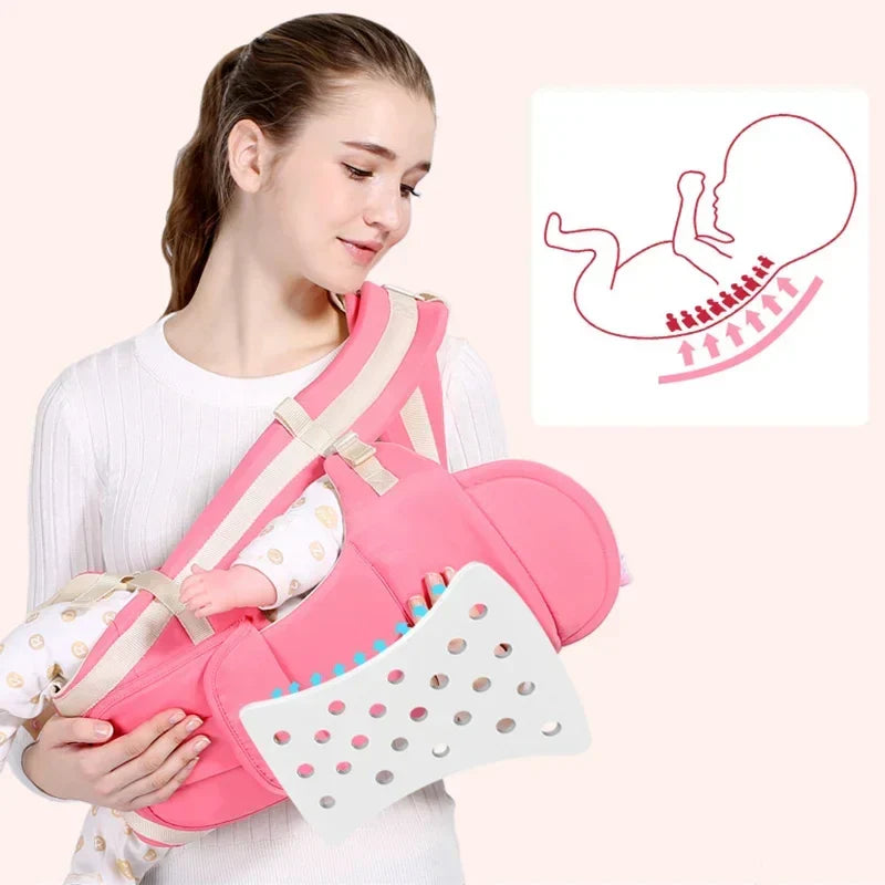 Frendorf | Baby Tragehilfe 3-in-1 – Ergonomischer Tragegurt für Neugeborene