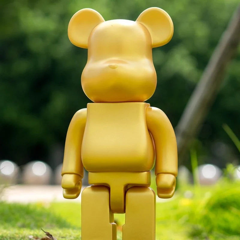400% 28cm Bearbrick Figuren Mode Bär Statuen Solide Bearbrick Figurine Kollektion Luxus Schreibtisch Wohnzimmer Dekoration Geschenke