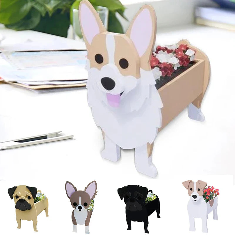 Blumentopf - Pawsome - Hund Pflanzenbehälter - Verschiedene Rassen