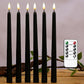 Frendorf - Schwarze LED-Teelichter ohne Flamme mit Fernbedienung für eine unvergessliche Atmosphäre