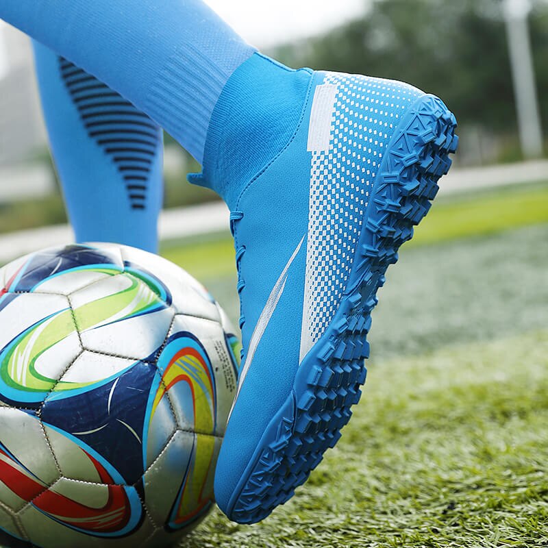Frendorf | Turf Fußballschuhe Hohe Knöchel Futsal Männer Ag Tf Outdoor Atmungsaktive Fußball Stiefel Rutschfeste Trainer