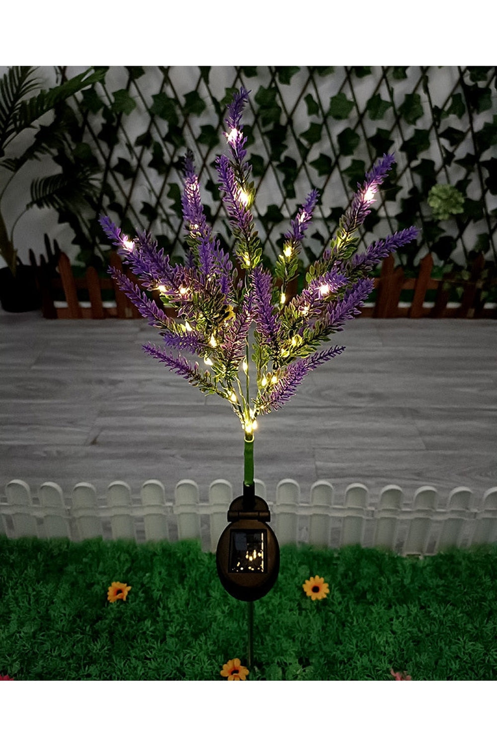 Pfad Solar Blumen Gartenlichter
