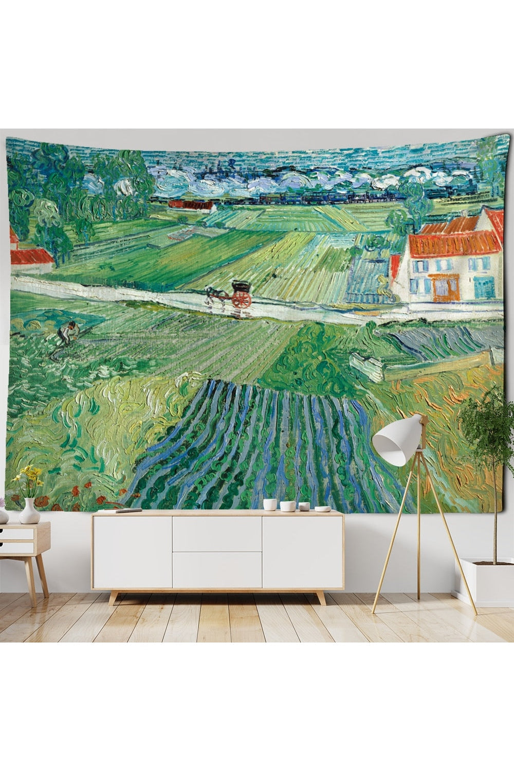 Van Gogh Landschaft Teppich