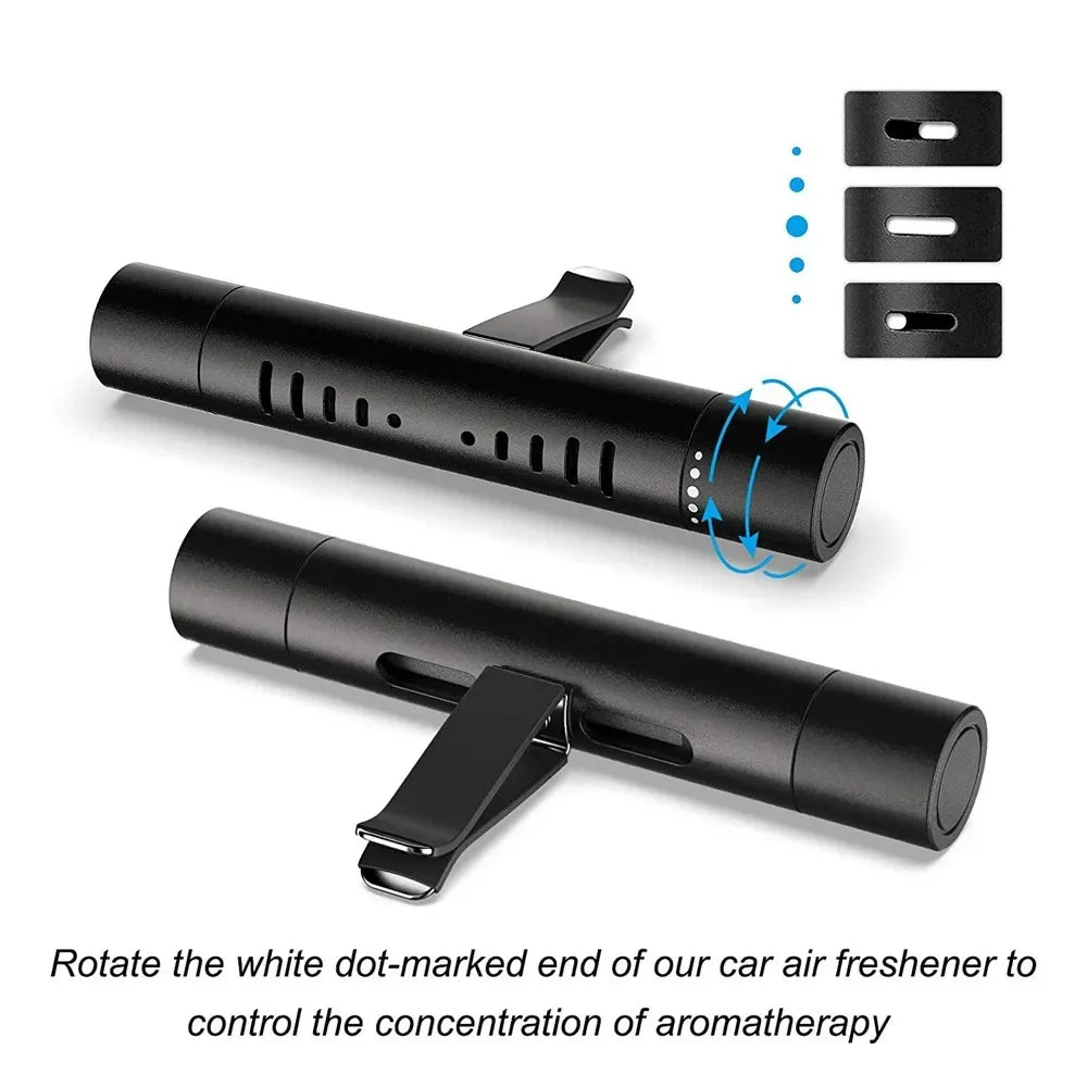 Frendorf | Brisano Auto-Duftclip | Natürlich & Nachfüllbar | Metallgehäuse & Duftregler | Für Lüftungsgitter