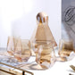 Frendorf | CrystalServe Diamond Design Trinkglas-Set (5-teilig) | Luxuriöses Glasdesign für stilvolle Getränke
