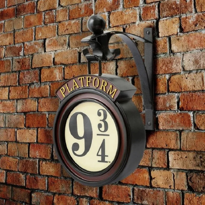 Harry Potter 9 3/4 Figur Nachttischlampe LED Magische Wandlampen Plattform Hogwarts 3D Lampe Harries Zimmerdekoration Kinder Geburtstag Geschenk