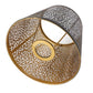 Metall-Lampenschirm mit Goldmuster