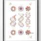 DNA-Genetic-Code-Poster, Einzelhelix-Baumdesign-Leinwandmalerei-Poster für die Wohnkultur Wohnzimmer-Wandkunst für das Schlafzimmer