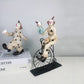 Vilead Zirkusclown Statue Joker Figurine Buffoon Puppe Sammlung Wohnzimmer Innendekoration Wohnungsdesign Bürotisch Dekor