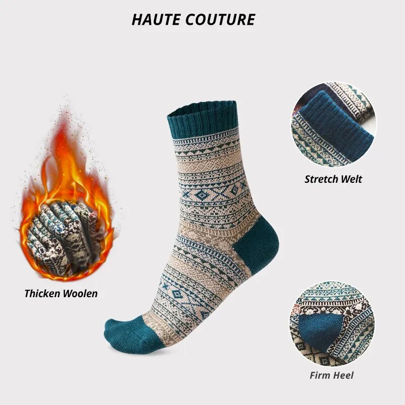 Frendorf | Wintersocken aus Schafwolle (5 Paar)