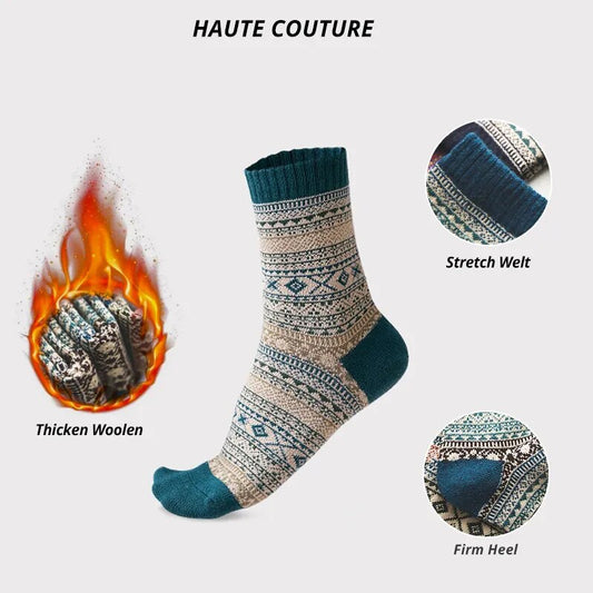 Frendorf | Wintersocken aus Schafwolle (5 Paar)