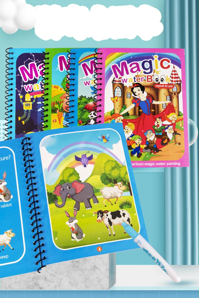 Frendorf | Magisches Wasser Malbuch für Kinder