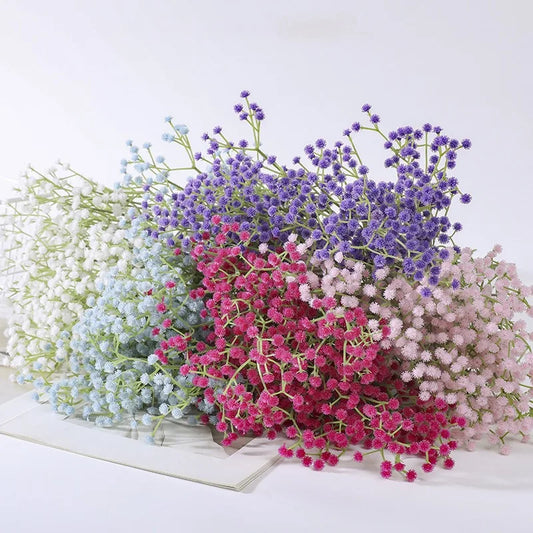 Frendorf | 1 Zweig Künstliche Himmel Sterne Blumenstrauß – 90 Köpfe Seidenrose Bouquet für Hochzeit, Party und Wohnkultur in mehreren Farben