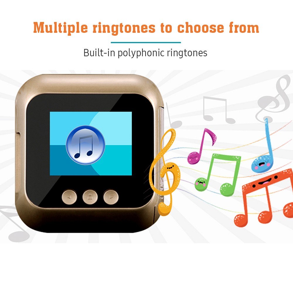 Drahtlose Türviewer-Kamera mit Monitor, Live-Ansicht und Nachtsicht für die Haussicherheit (Batterie nicht enthalten)