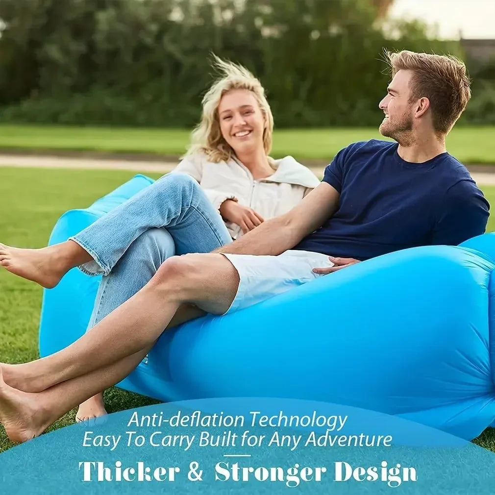 Frendorf | AirRelax Luftsofa | Ergonomisch & Komfortabel | Aufblasbar ohne Pumpe | Für Innen & Außen