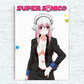 Super Sonico Anime Poster Home Office Wand Schlafzimmer Wohnzimmer Küche Dekoration Malerei