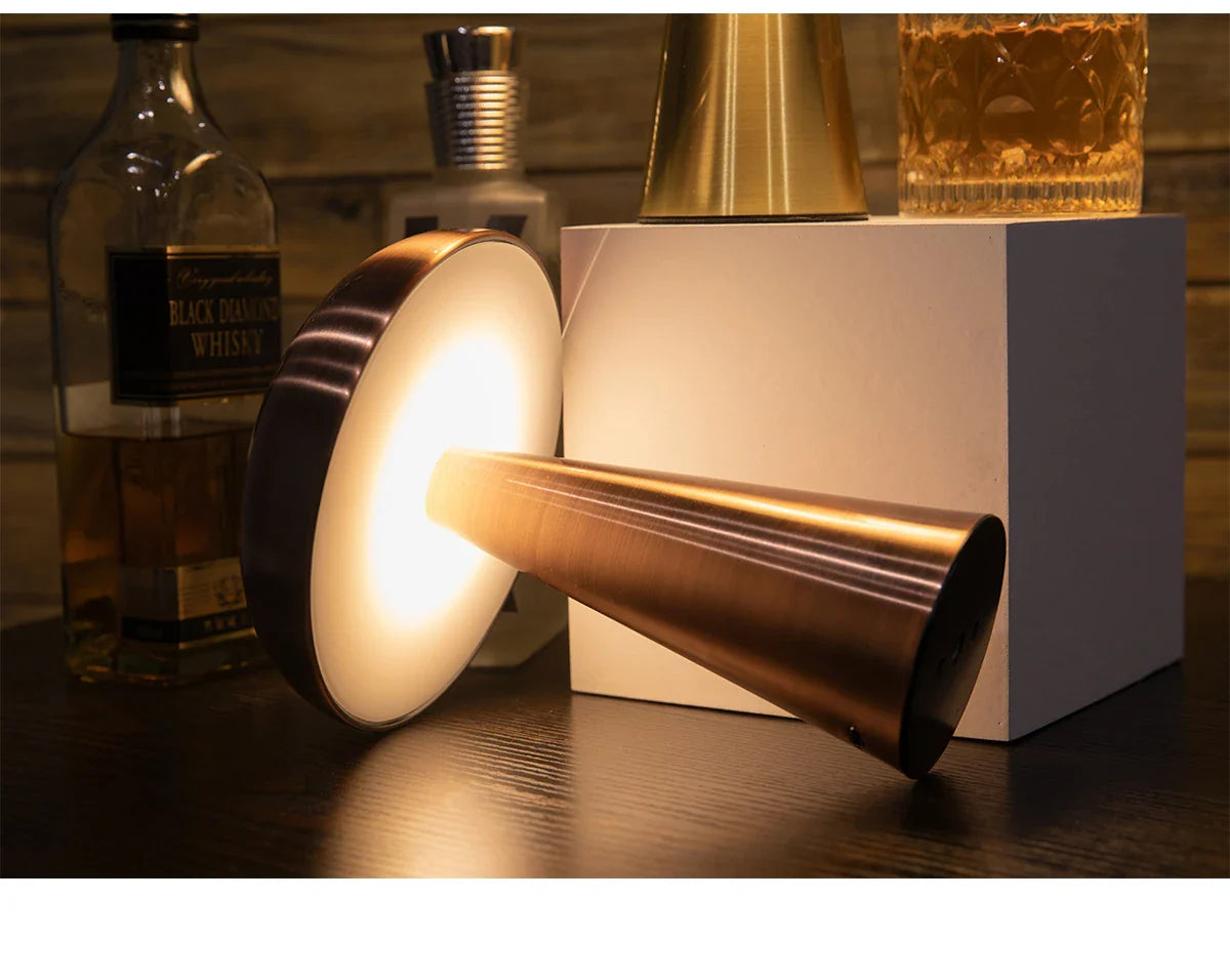 Frendorf | Metall Pilz Lampe