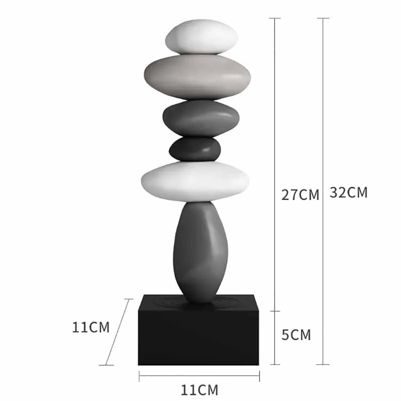 Frendorf | Zen Stein Stapel Ästhetische Wohnkultur