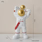 Heimdekor Moderne Wohnzimmer Schreibtischdekoration Zubehör Einfache Vater und Sohn Astronaut Figurine Süße Harz Einrichtung Handwerk