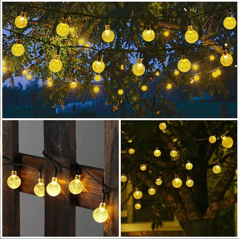 Solar LED Globus Lichterkette