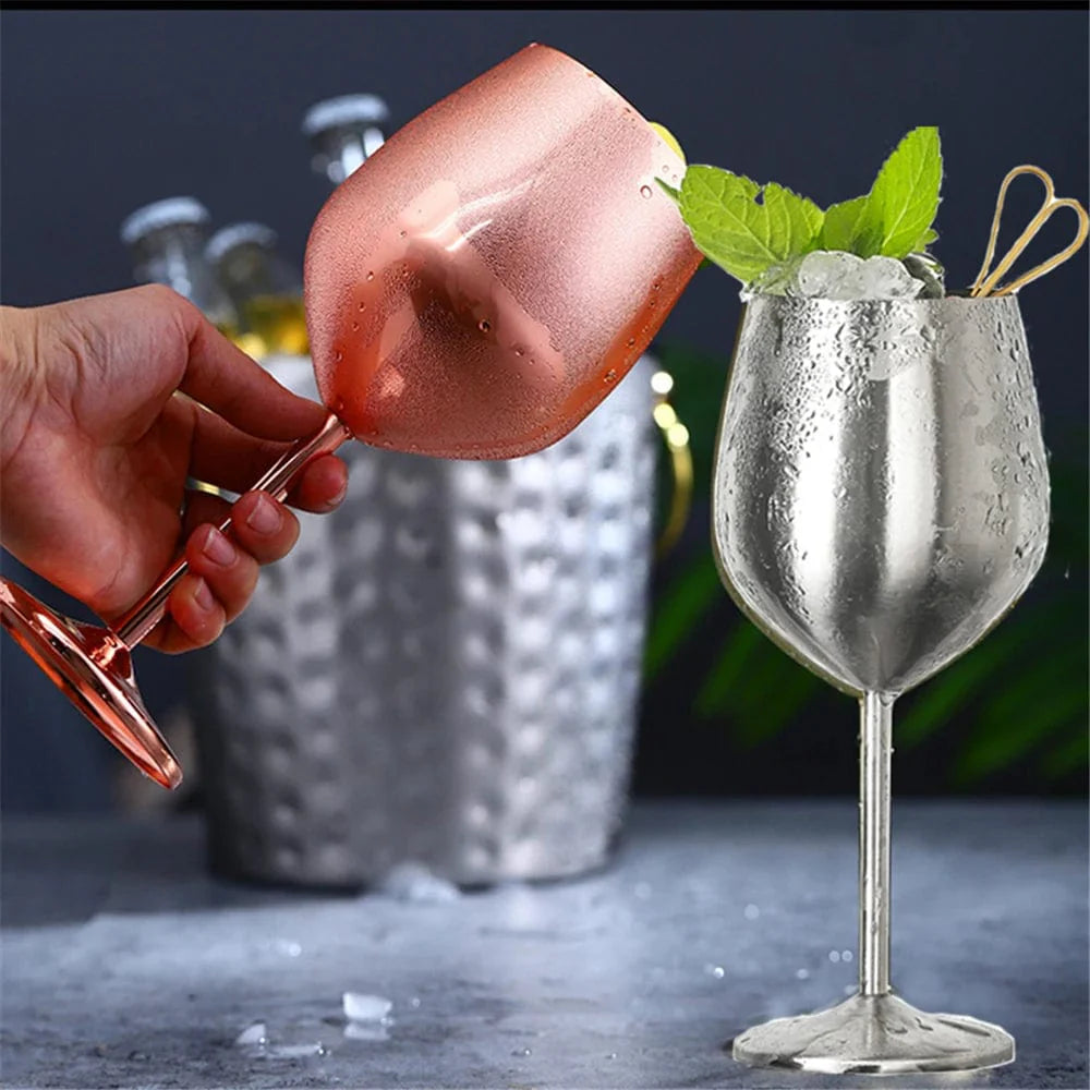 Edelstahl Weingoblet
