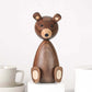 Frendorf | WoodlandWhimsy – Legende Bären-Holzfigur mit minimalistischem Charme